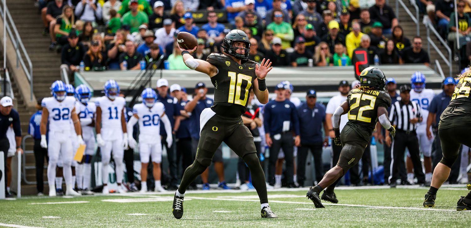 Bo Nix Throw BYU